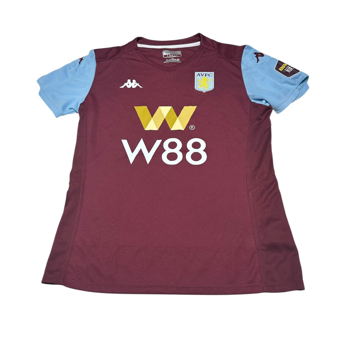 Aston Villa 2019-20 Home Shirt Large Womans Kappa Football jersey