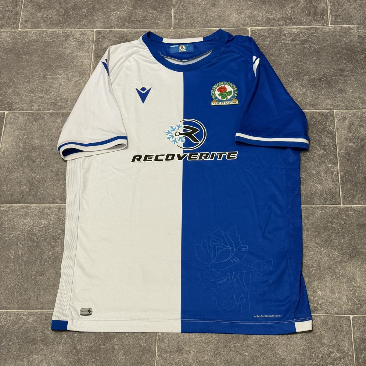 Blackburn Rovers Home Football Shirt Size XL Macron 2021-2022