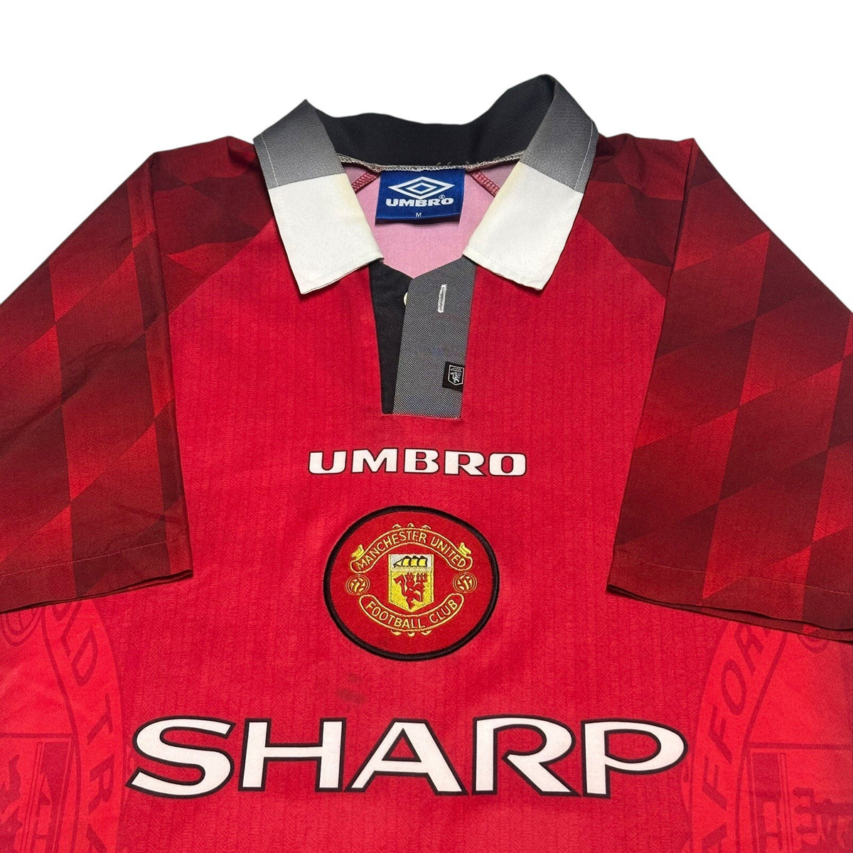 Manchester United 1996-1998 Home Shirt Medium Adult #10 Sherringham