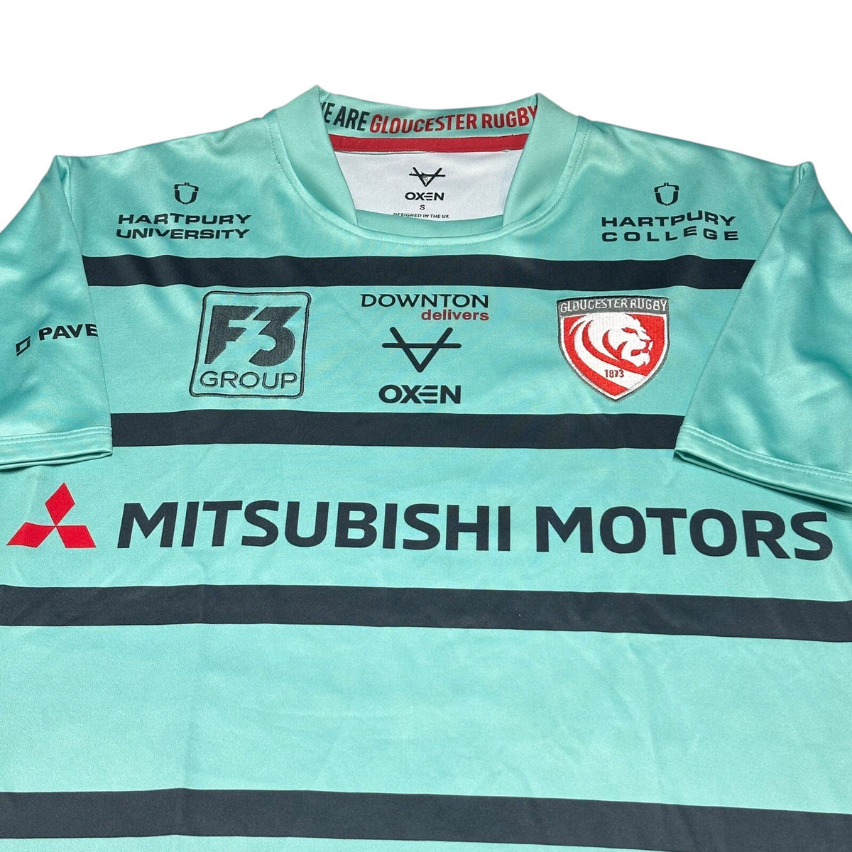 Gloucester Rugby Away Shirt 2018/2020 Oxen S Small Jersey Top