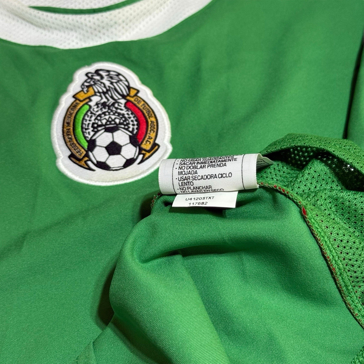 Rare Nike Mexico Home Jersey 2002 Large Green Mexicana Soccer Futbol Y2K Jersey