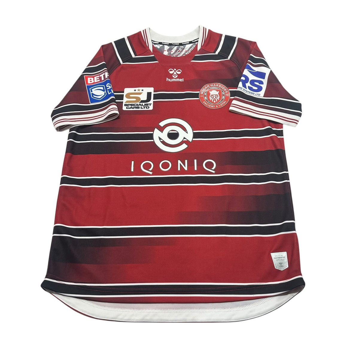 Wigan Warriors Rugby Shirt Jersey Hummel 2021 Small Adults