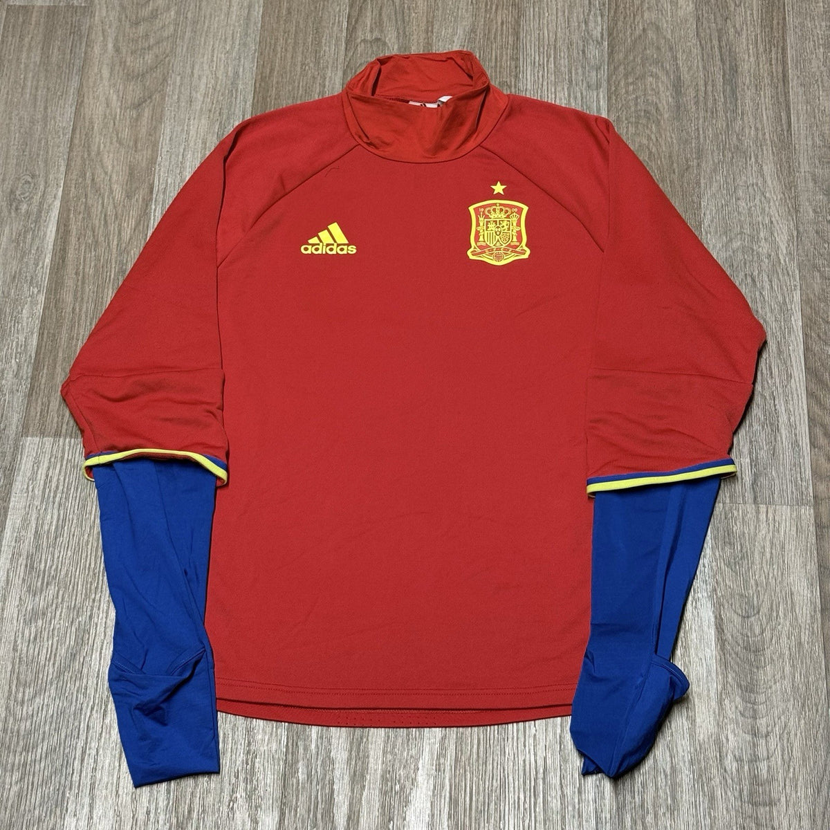 Spain Drill Football Jacket 2016/17 Medium Adults Adidas Authentic