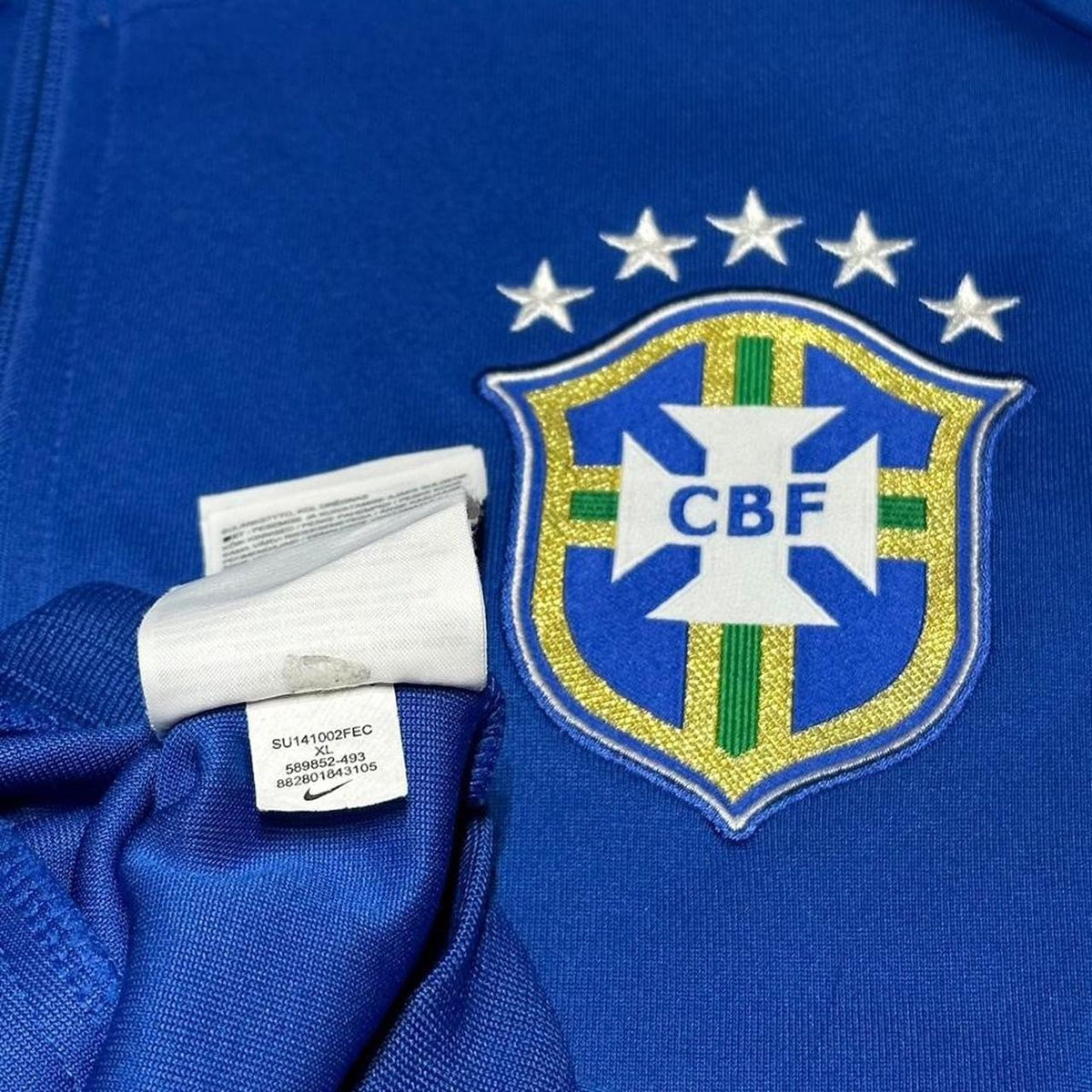 Brazil National Team Jersey Nike XL Full Zip Track Jacket Jumper
