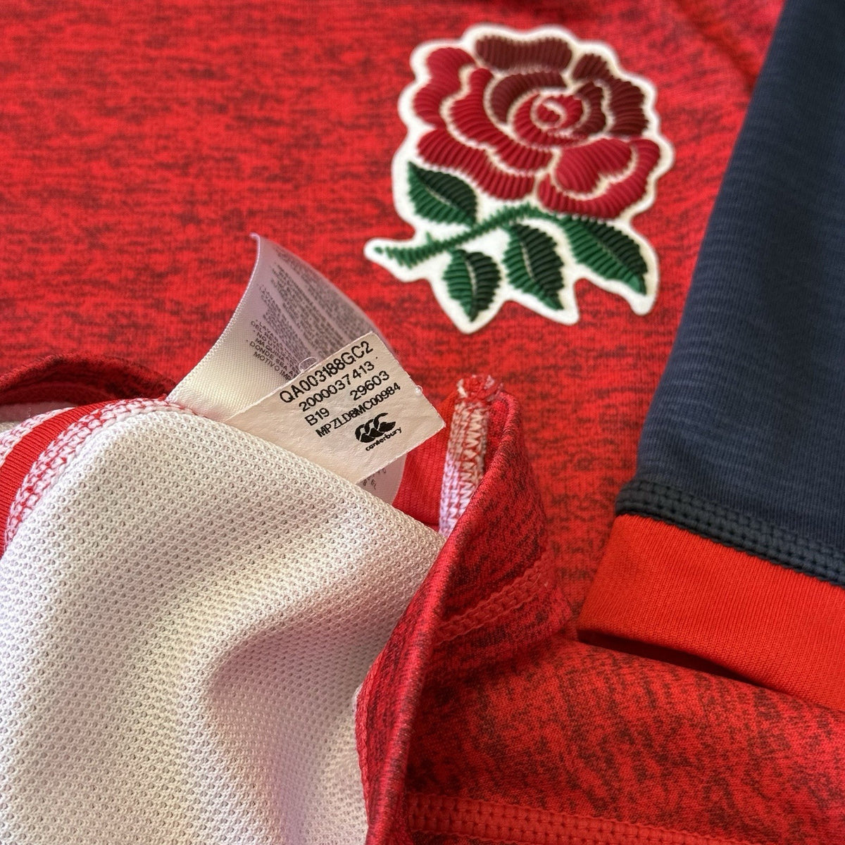 England Canterbury Rugby Shirt Large Adults Red Away 2019 2020 Vapodri Jersey