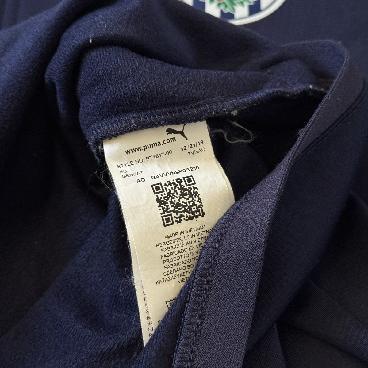 West Bromwich Albion Track Jacket Football Jersey Adults XXL 2XL