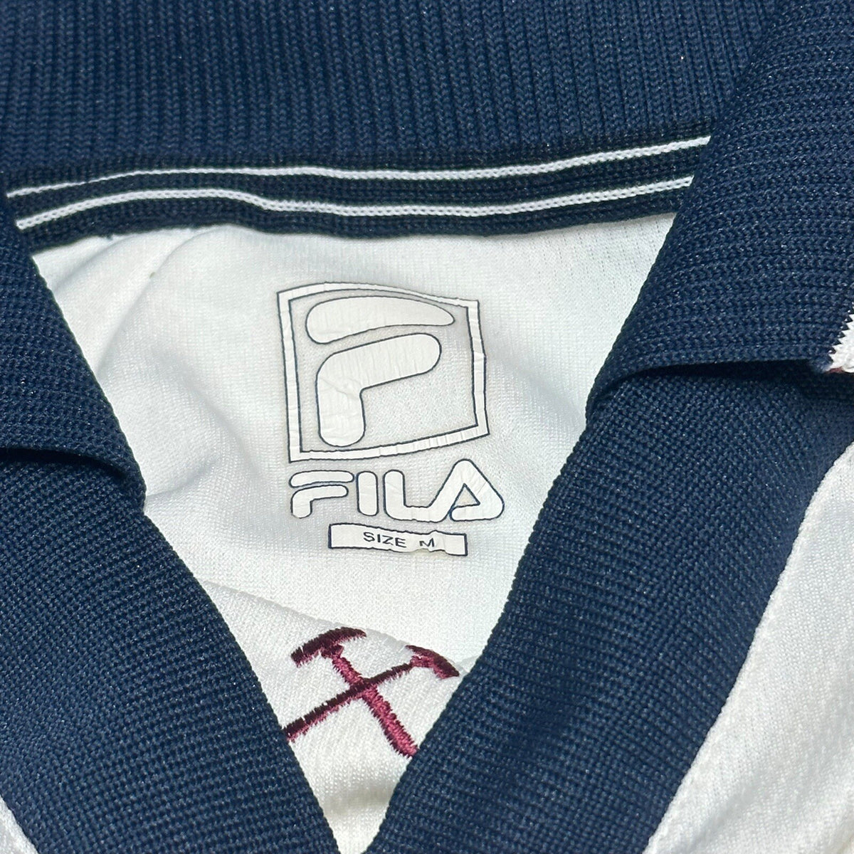 West Ham 1999/00 AWAY Football Shirt SIGNED Soccer Jersey Size Medium