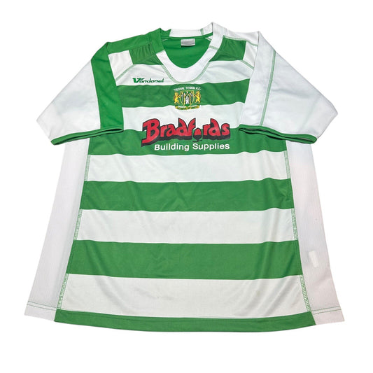 YEOVIL TOWN 2007/2008/2009 HOME FOOTBALL SHIRT SOCCER JERSEY TOP VANDANEL MENS L