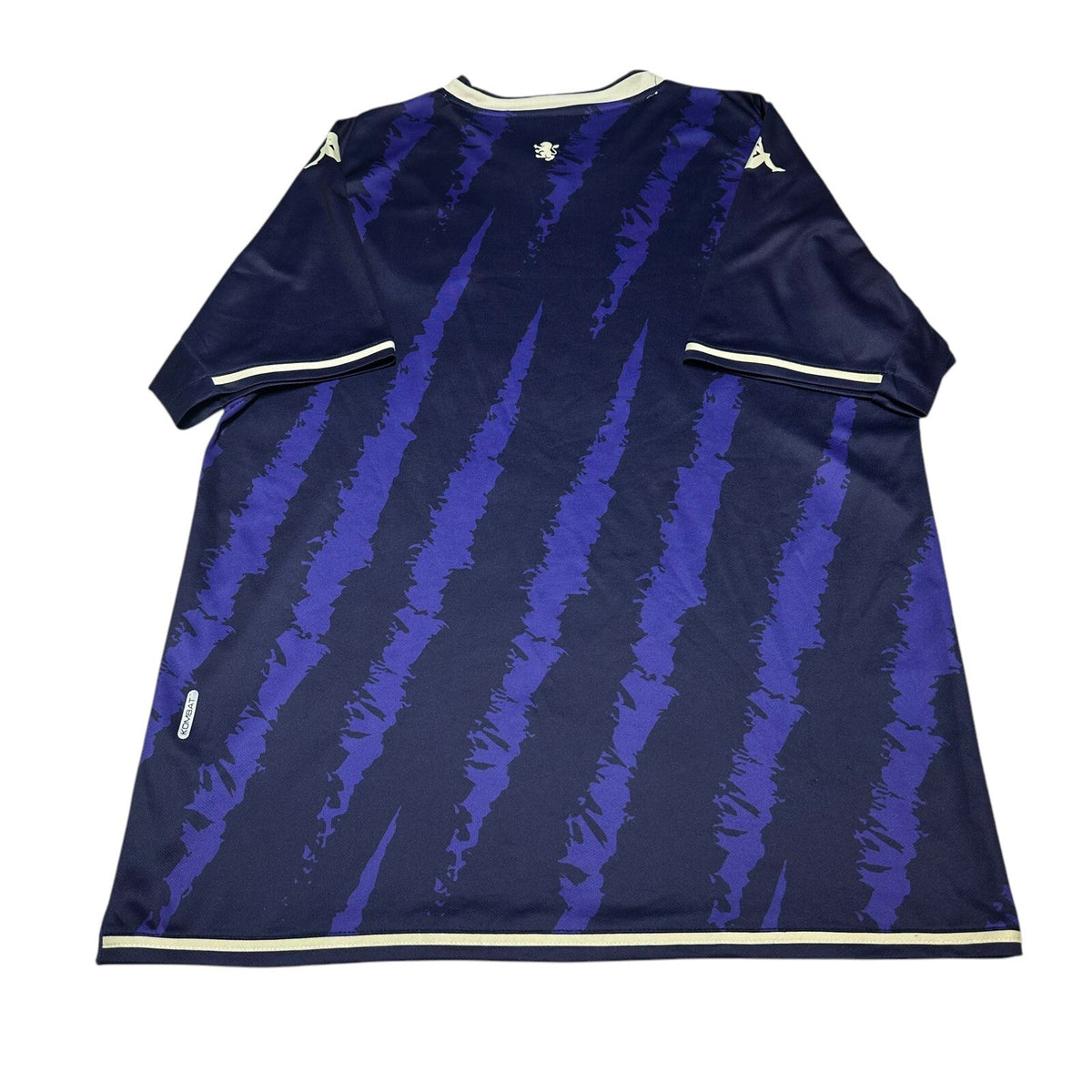 Aston Villa 2021-22 Third Shirt Kappa Large Football Jersey Dark Blue Size L