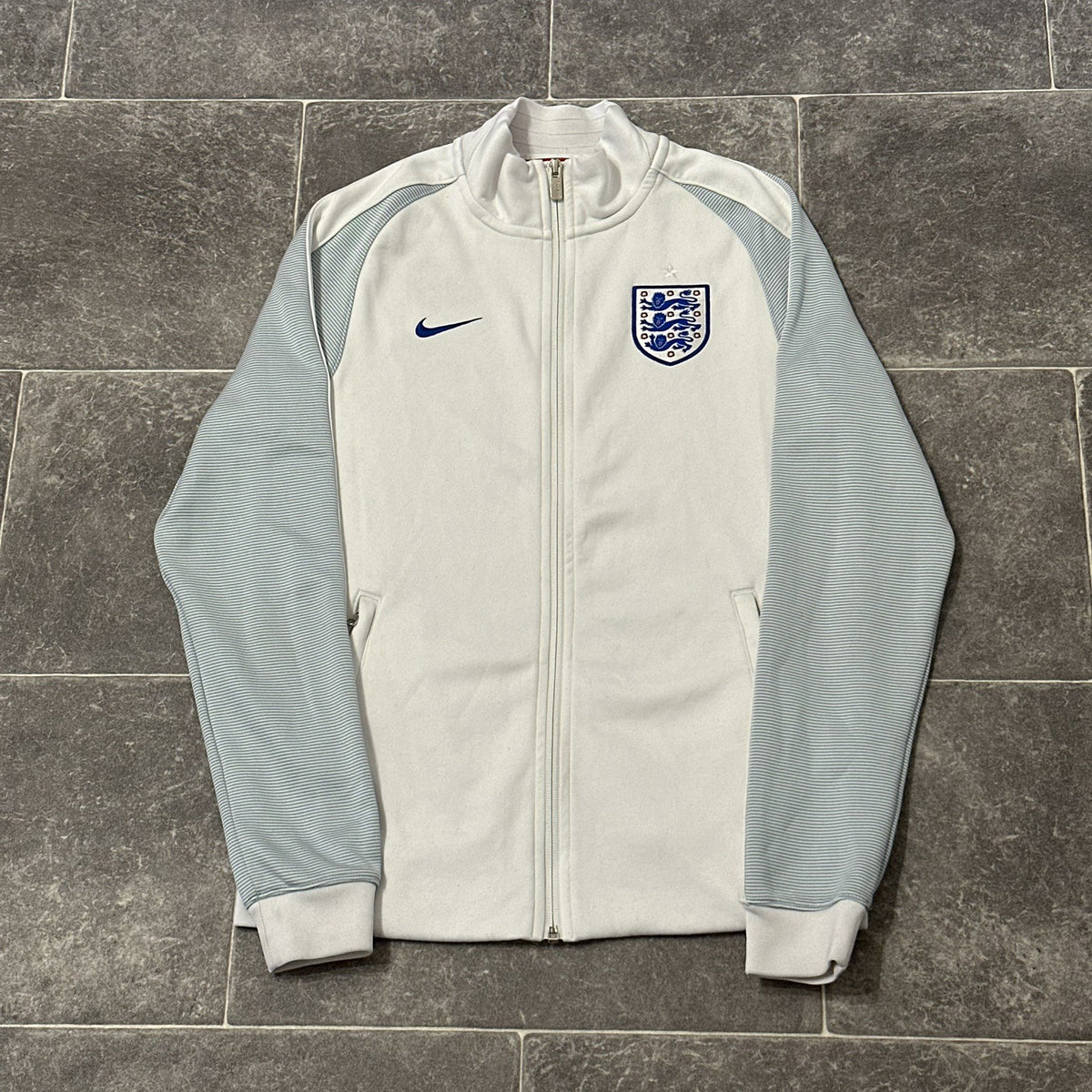 England Football Jersey Track Jacket Full Zip 2016/2017 Size Medium Adults