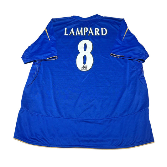 CHELSEA 2005/2006 CENTENARY HOME FOOTBALL SHIRT JERSEY UMBRO SIZE XXL #8 LAMPARD