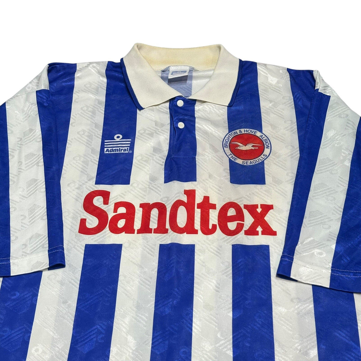 1994-1997 BRIGHTON & HOVE ALBION HOME FOOTBALL SHIRT XL 46”