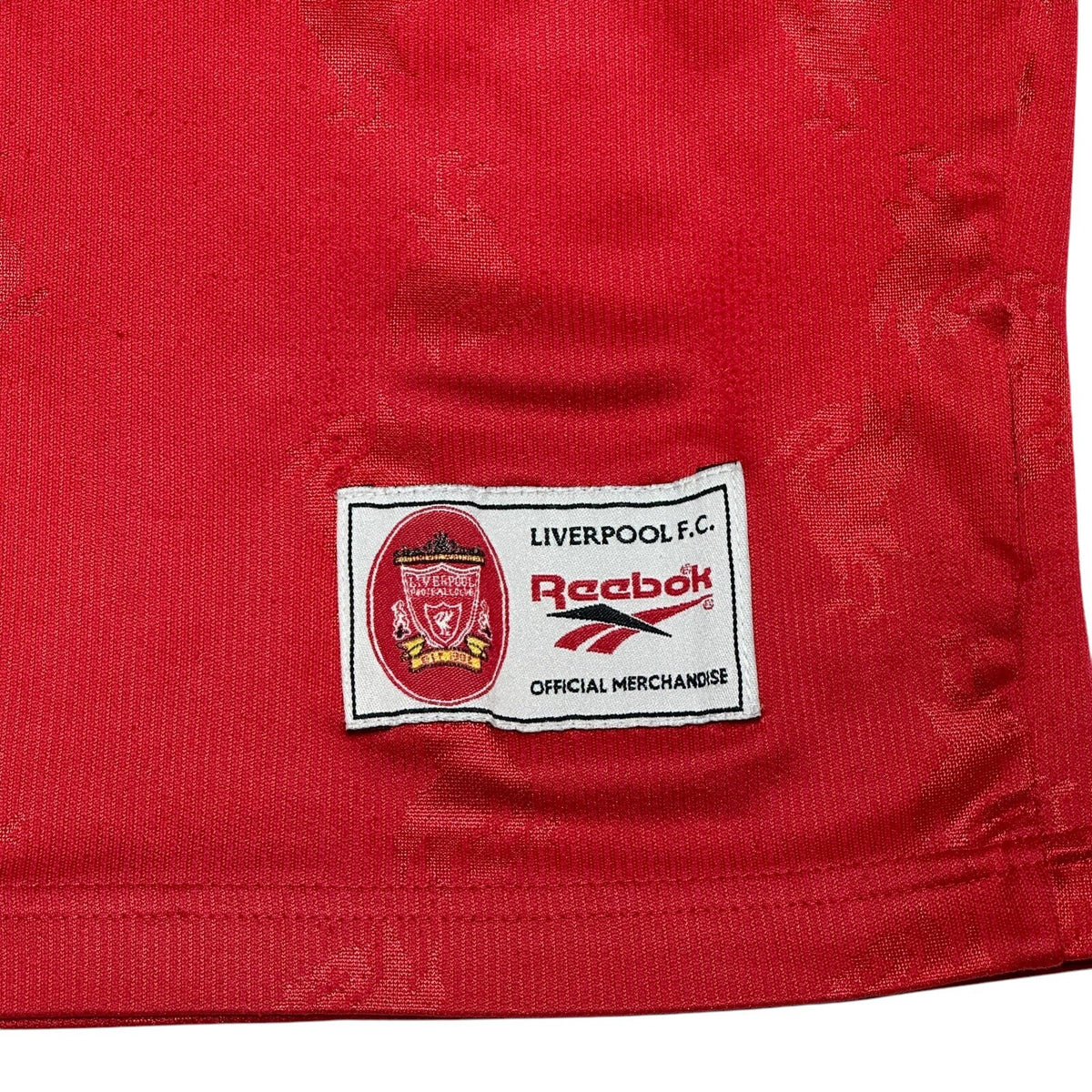 REEBOK Liverpool FC 1996/98 Home Kit Jersey Shirt Size 34-36" Small Read Descrip