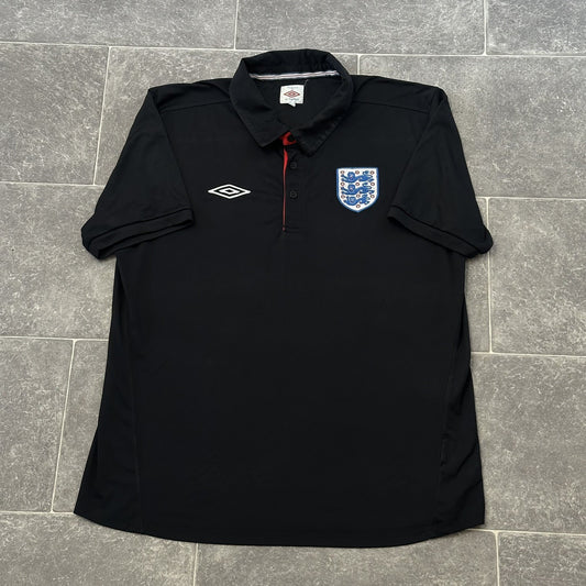 Umbro England Football Shirt 2010 Size XL Extra Large Adults Black