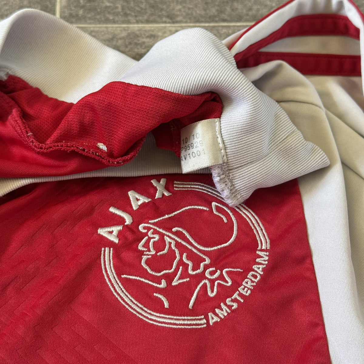 Ajax Amsterdam 2010/2011 Home Shirt Adidas  Size Large Adults Used