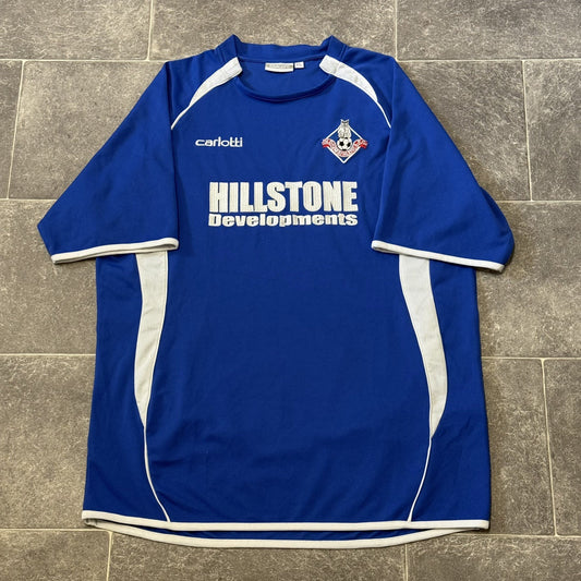 OLDHAM ATHLETIC CARLOTTI 2007/08 HOME FOOTBALL SHIRT MENS XL SOCCER JERSEY