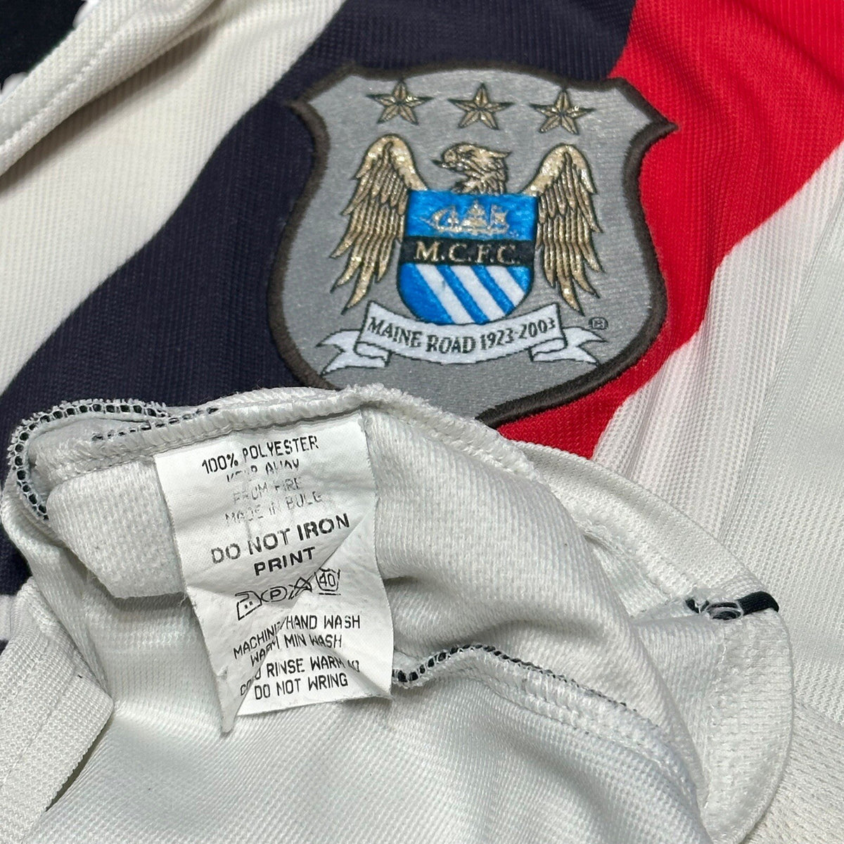 Original Manchester City 2002/2003 Away Football Shirt Men’s Small 34-36” Rare