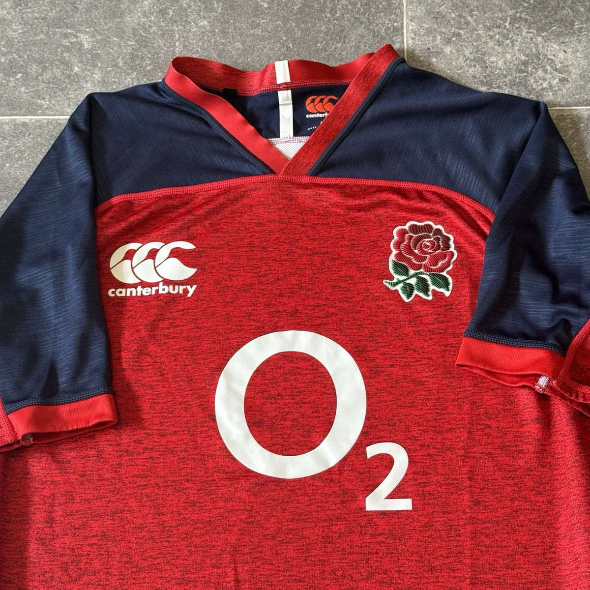 England Canterbury Rugby Shirt Large Woman’s Red Away 2019 2020 Vapodri Jersey