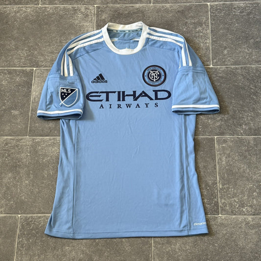 New York City FC Home Shirt 2015/16 NYCFC Soccer Jersey Adidas Men’s Small