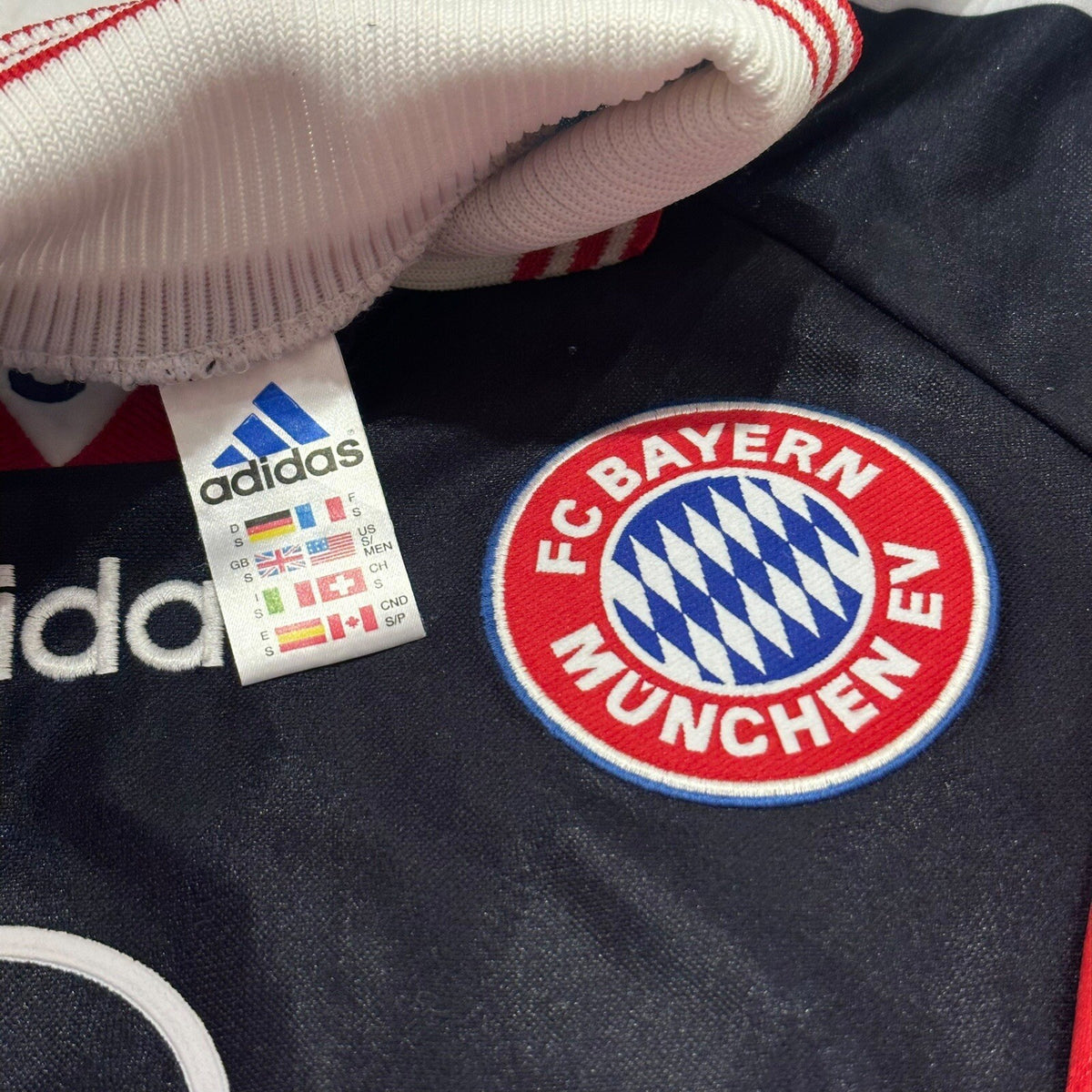 Bayern Munich Home Football Shirt 1997/99 Adults Small Adidas Vintage Original