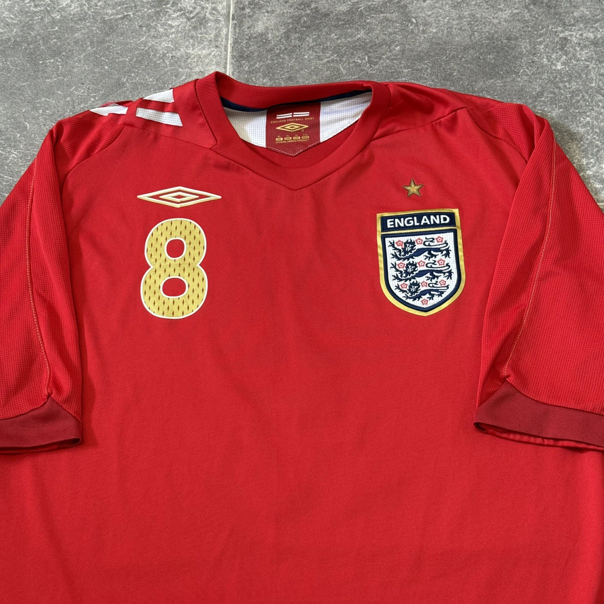 England 2006/2008 Away Shirt Lampard #8 World Cup 2006 Men’s XL