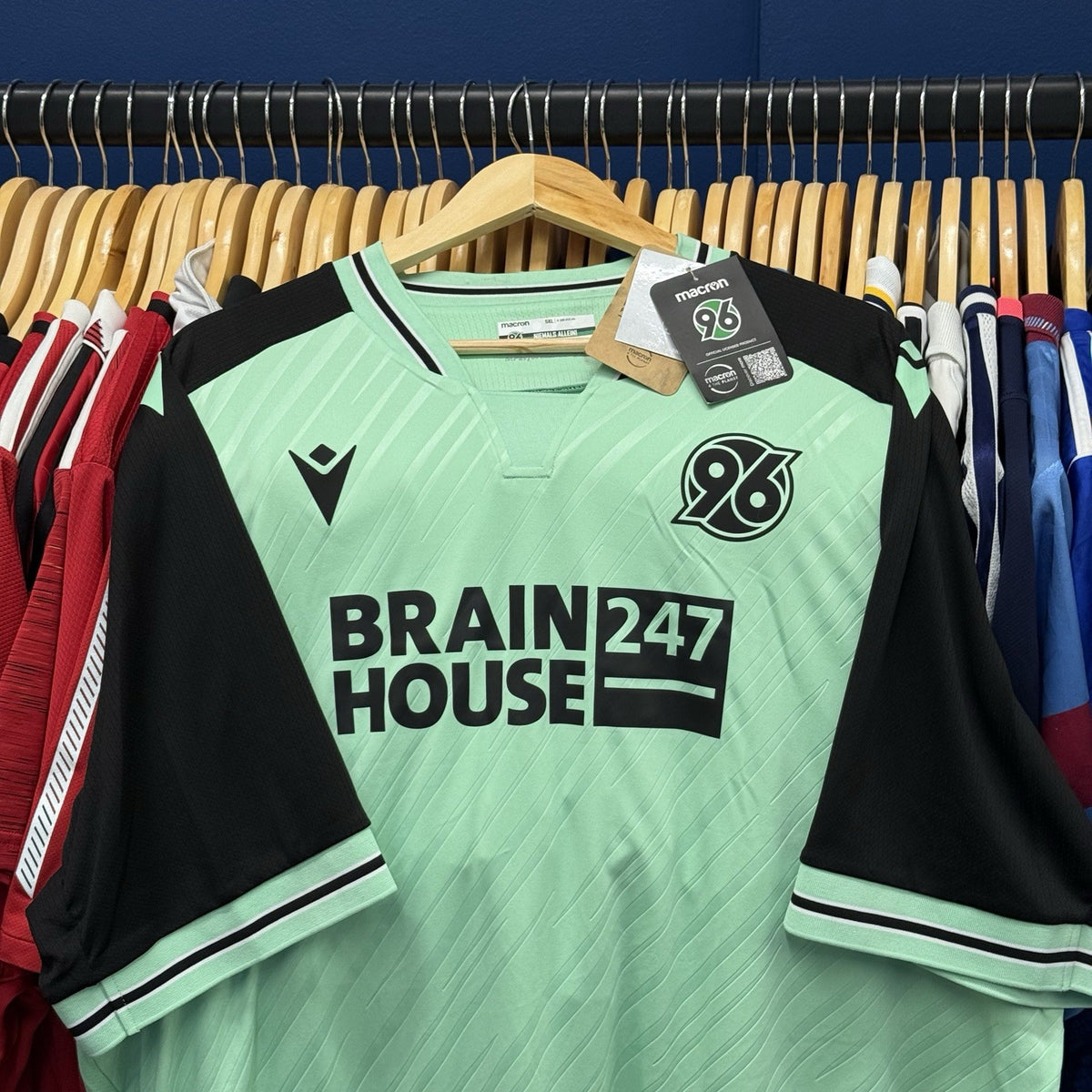 Hannover 96 Away Third Jersey Shirt 5XL Macron New With Tags