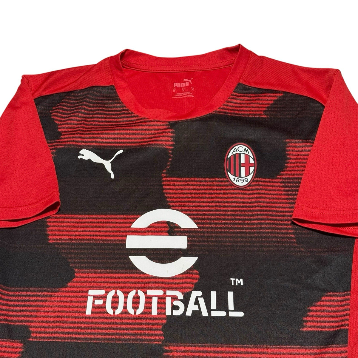 AC Milan 2024/2025 Football Shirt Authentic Puma Size M Medium