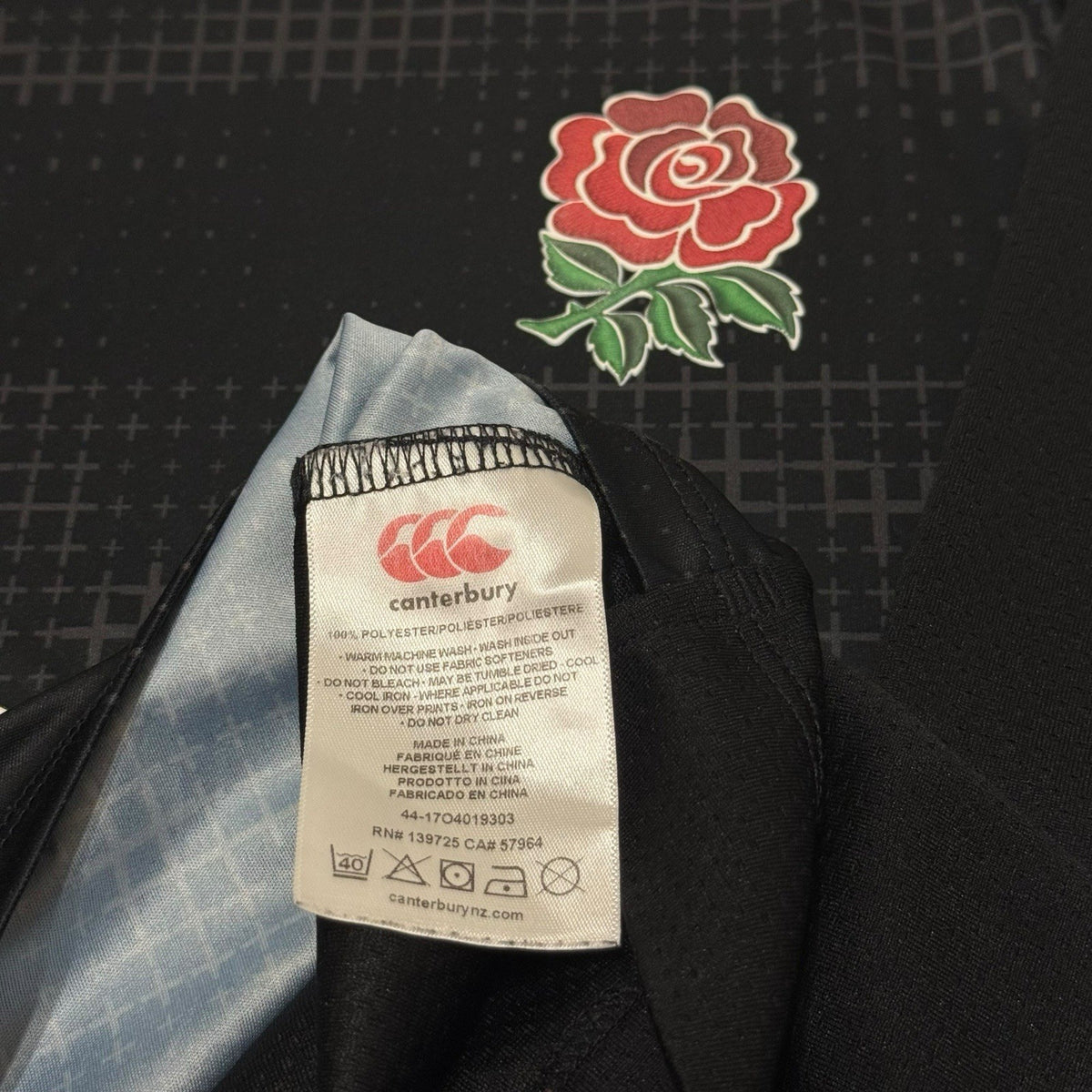 Canterbury England Rugby Shirt XL Extra Large Away 2018/19 Jersey O2 Vapodri