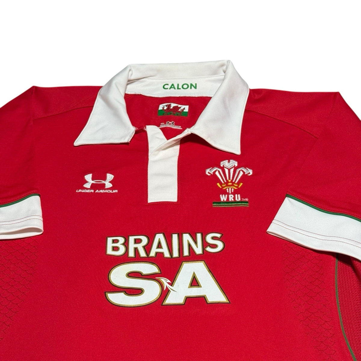 Under Armour Wales Rugby Shirt Home 2008 2009 Red Mens Medium