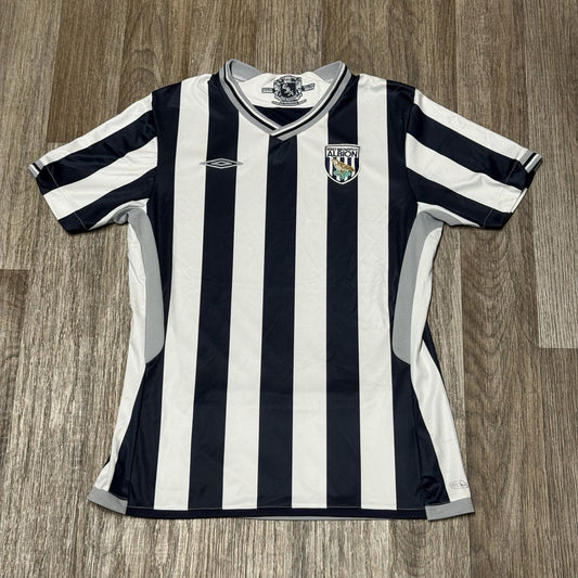 Umbro West Bromwich Albion 2009/10 Home Shirt Womans 12 UK WBA FC Football Club