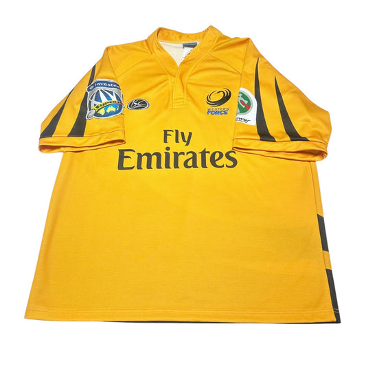 Western Force ISC 2007 Shirt Away Super 12 Rugby Union Jersey XL
