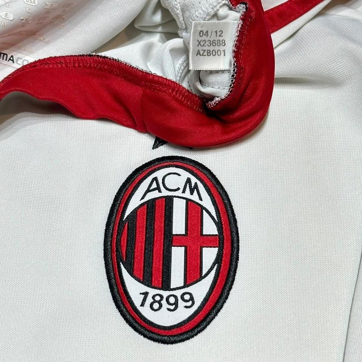 AC MILAN ITALY 2012/2013 AWAY FOOTBALL SHIRT JERSEY ADIDAS SIZE XL ADULT