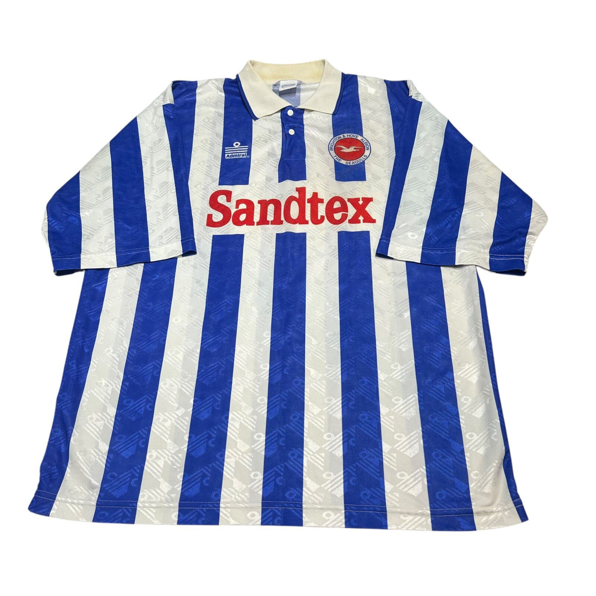 1994-1997 BRIGHTON & HOVE ALBION HOME FOOTBALL SHIRT XL 46”