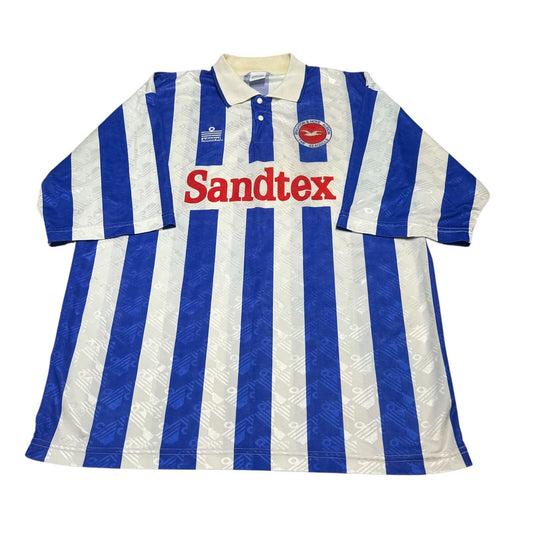 1994-1997 BRIGHTON & HOVE ALBION HOME FOOTBALL SHIRT XL 46”