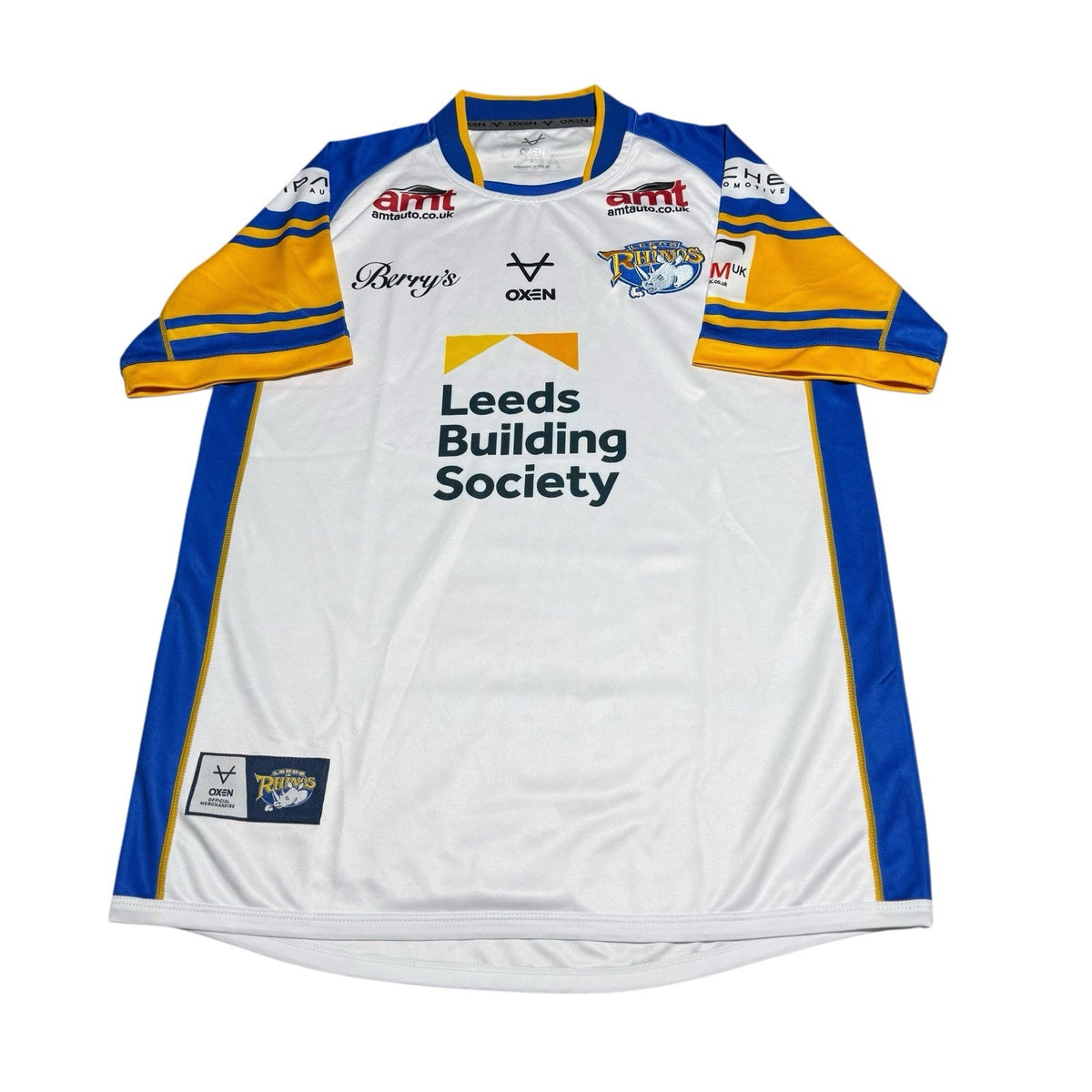 Leeds Rhinos Rugby Shirt 2024 Super League Jersey Oxen Large L Adults