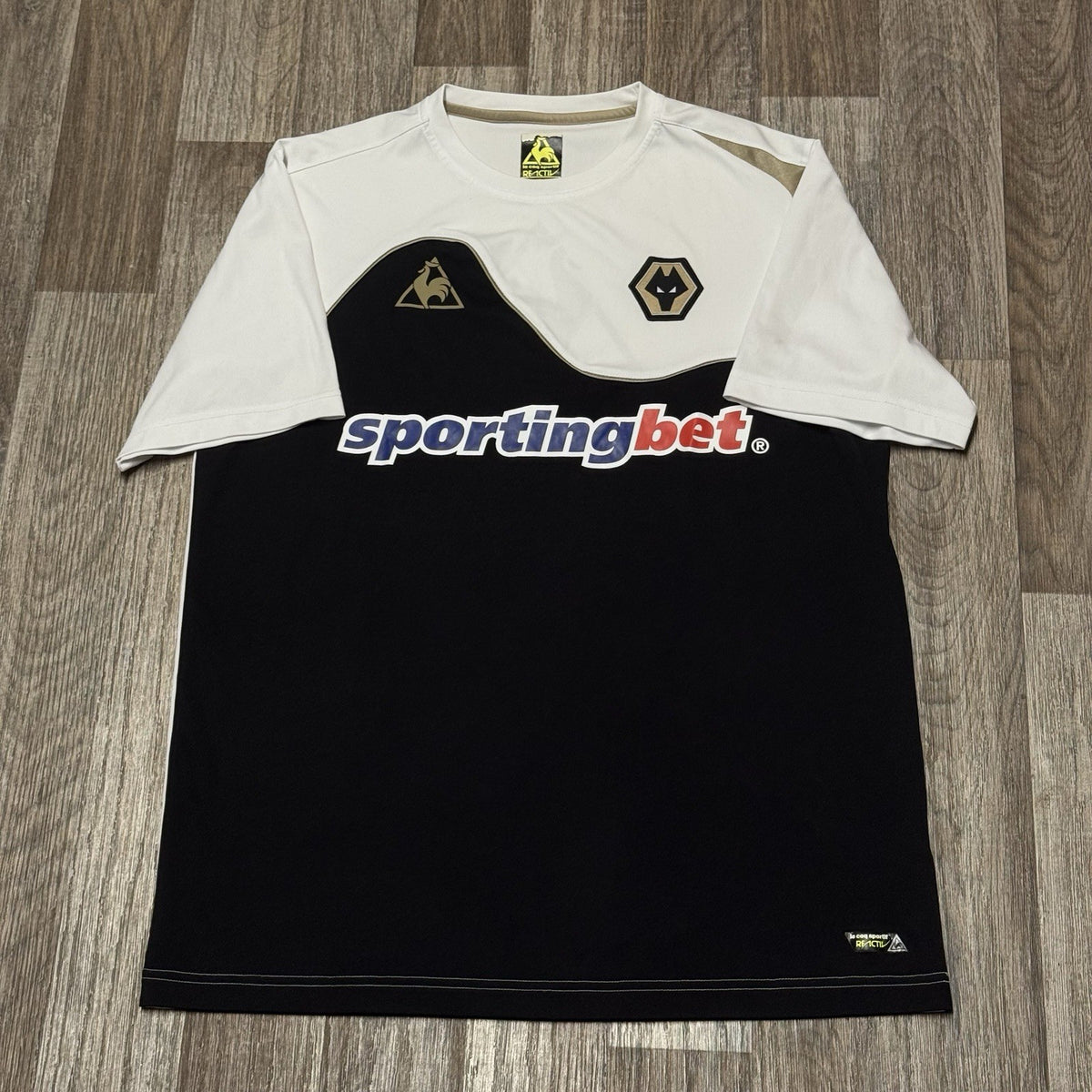 Wolverhampton Wanderers Wolves Training 2009/10 Football Shirt L Le Coq Sportif