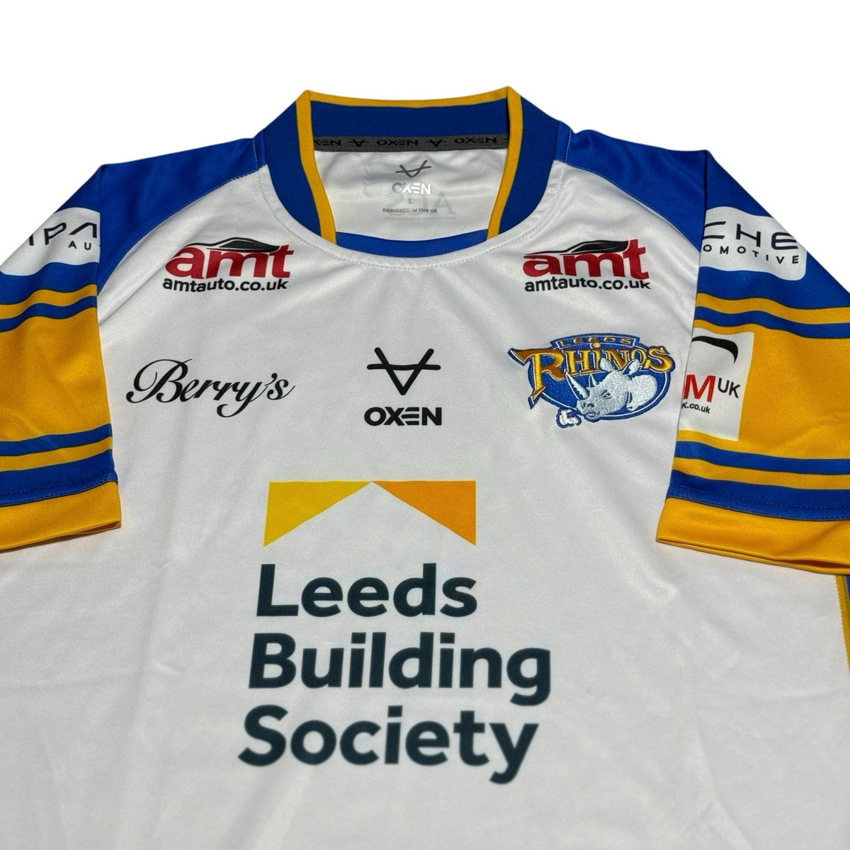 Leeds Rhinos Rugby Shirt 2024 Super League Jersey Oxen Large L Adults