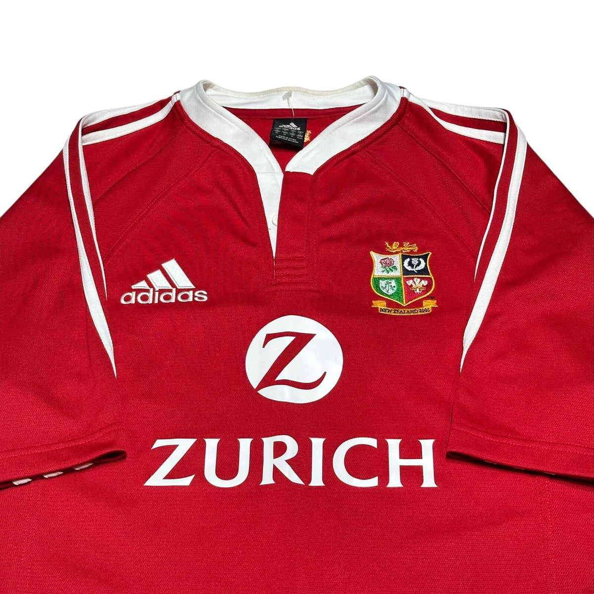 Adidas 2005 British Lions Rugby Union Shirt Jersey Tour New Zealand Mens L