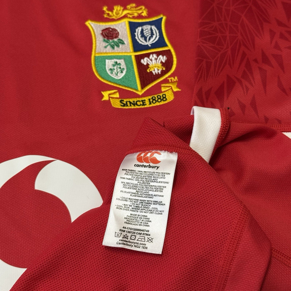 British Lions Men's Jersey Canterbury Rugby 2021 Jersey 2XL