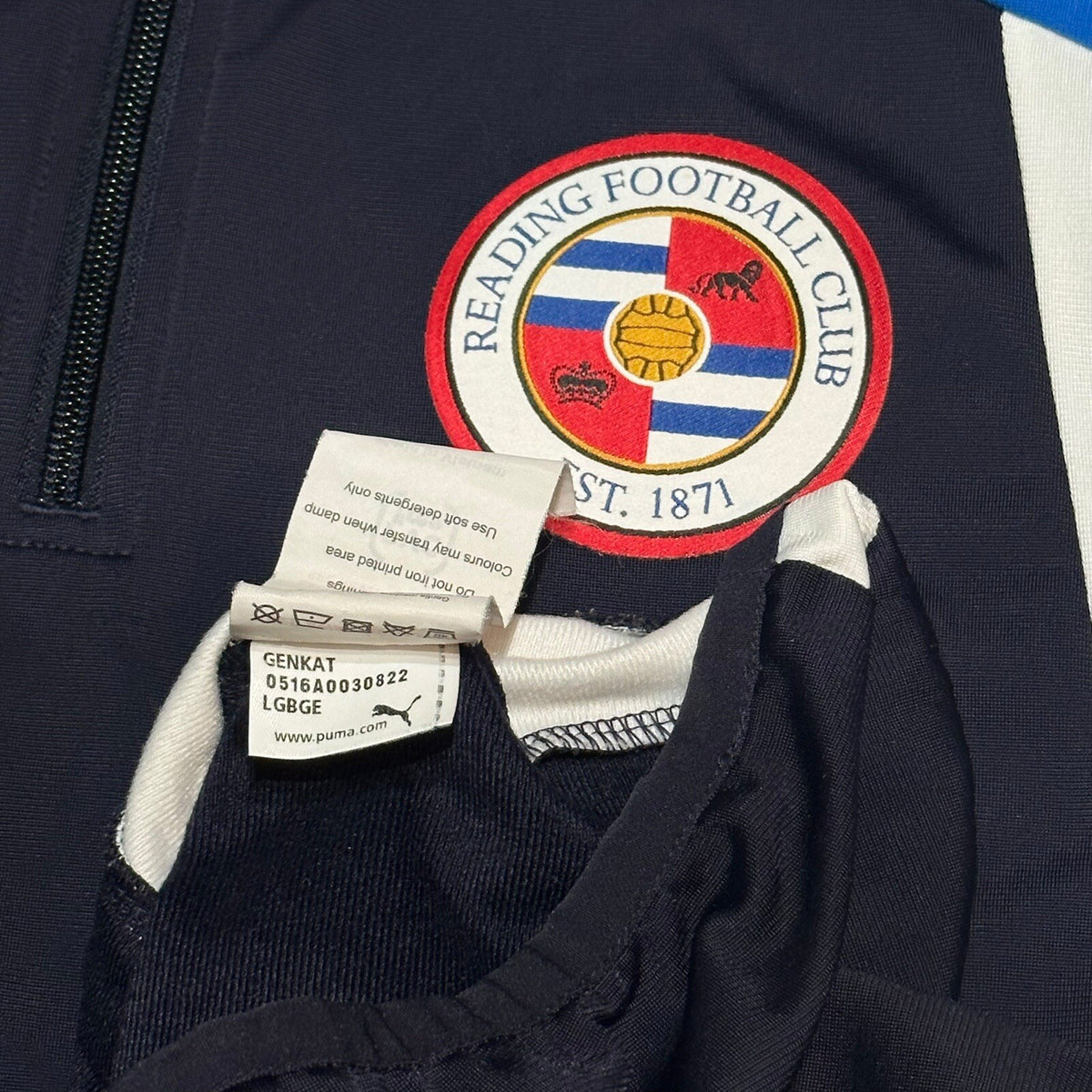 PUMA READING TRAINING JACKET - 1/4 ZIP MENS SIZE MEDIUM
