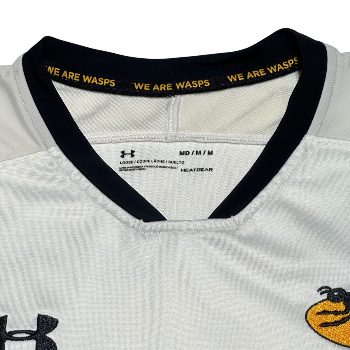 Wasps Rugby Union Away Shirt 2018/2019 Under Armour Medium M Jersey Top