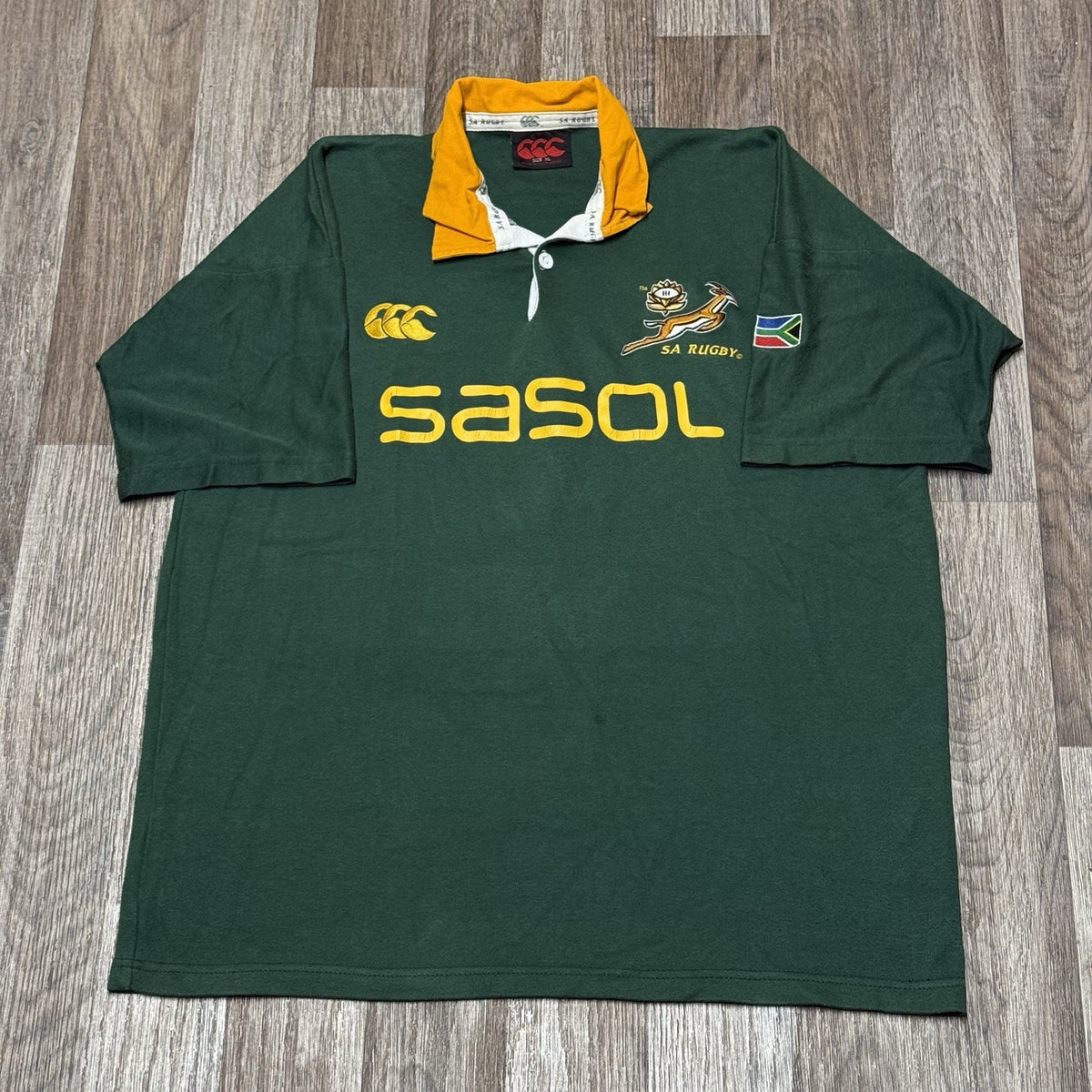 South Africa Rugby Home Shirt 2005 Canterbury XL Extra Large Jersey Springboks