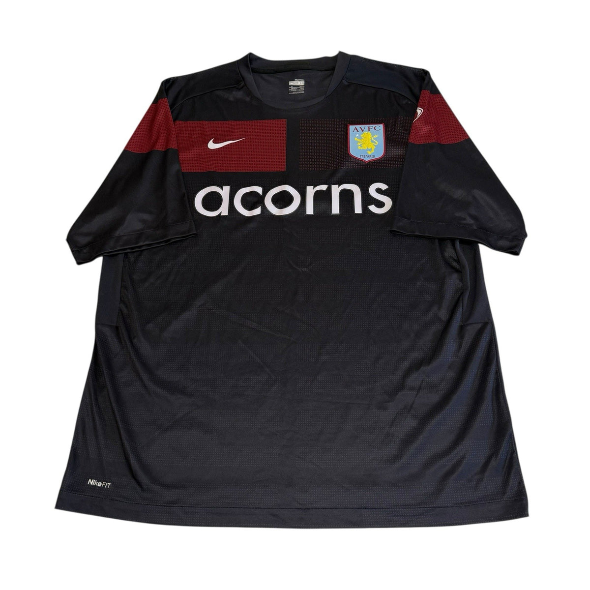 Aston Villa Football Shirt Nike Acorns XL Extra Large Training Top 2000s