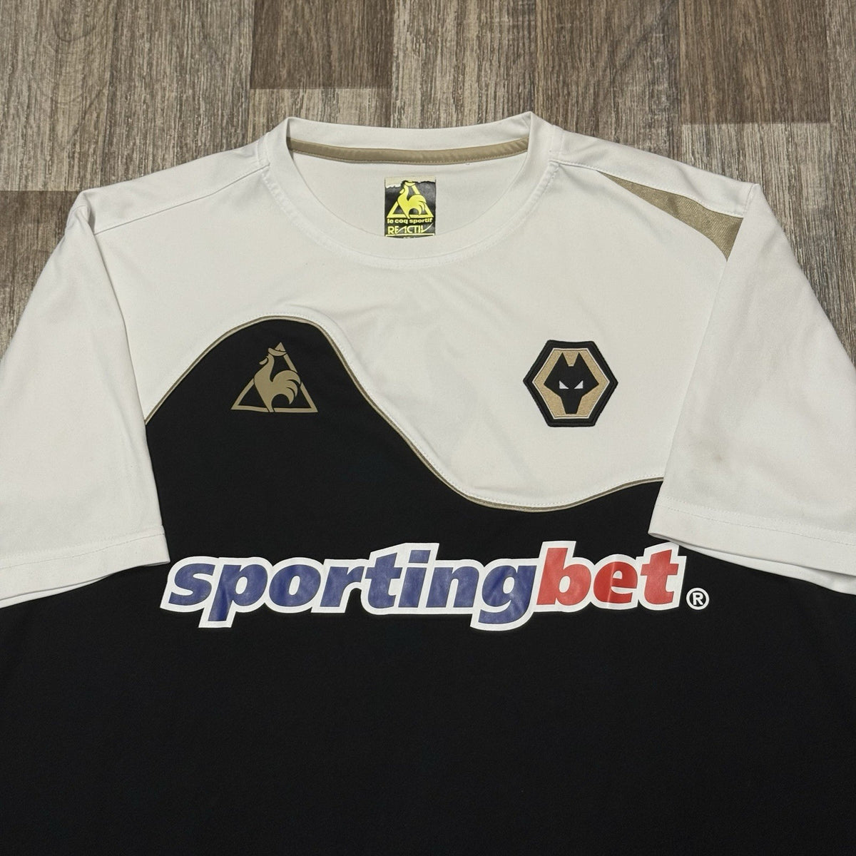 Wolverhampton Wanderers Wolves Training 2009/10 Football Shirt L Le Coq Sportif