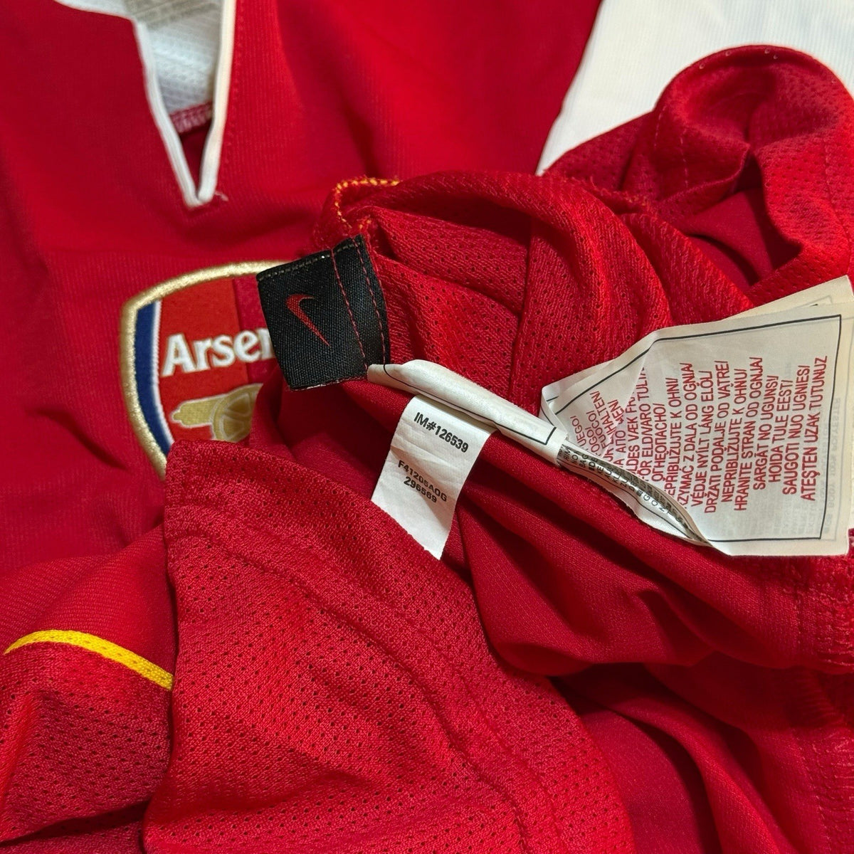Vintage Arsenal Shirt Home 2004/2005 Nike Original Jersey Woman’s Small 8-10