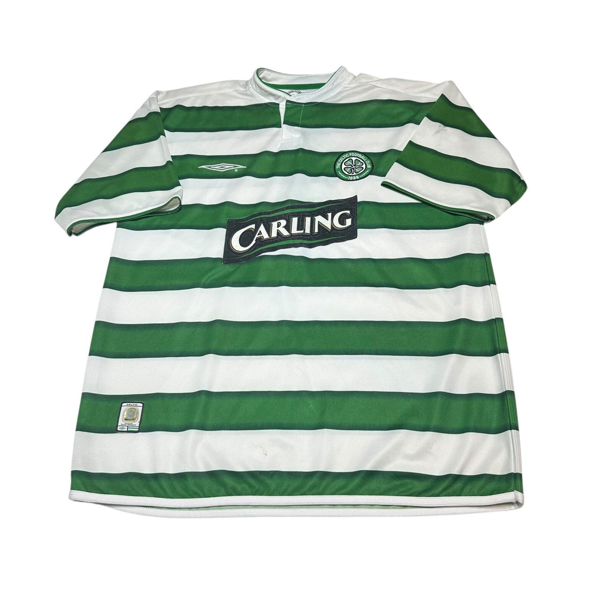 Celtic Home Football Shirt 2003/04 Size Large Soccer Jersey
