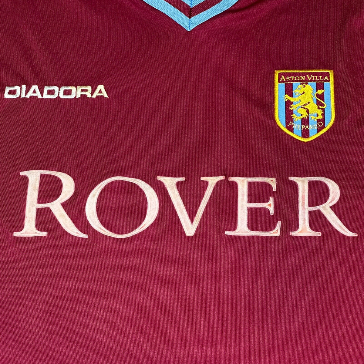 Aston Villa football shirt 2002 - 2003 Soccer Jersey Vintage Home SIze 46/48"