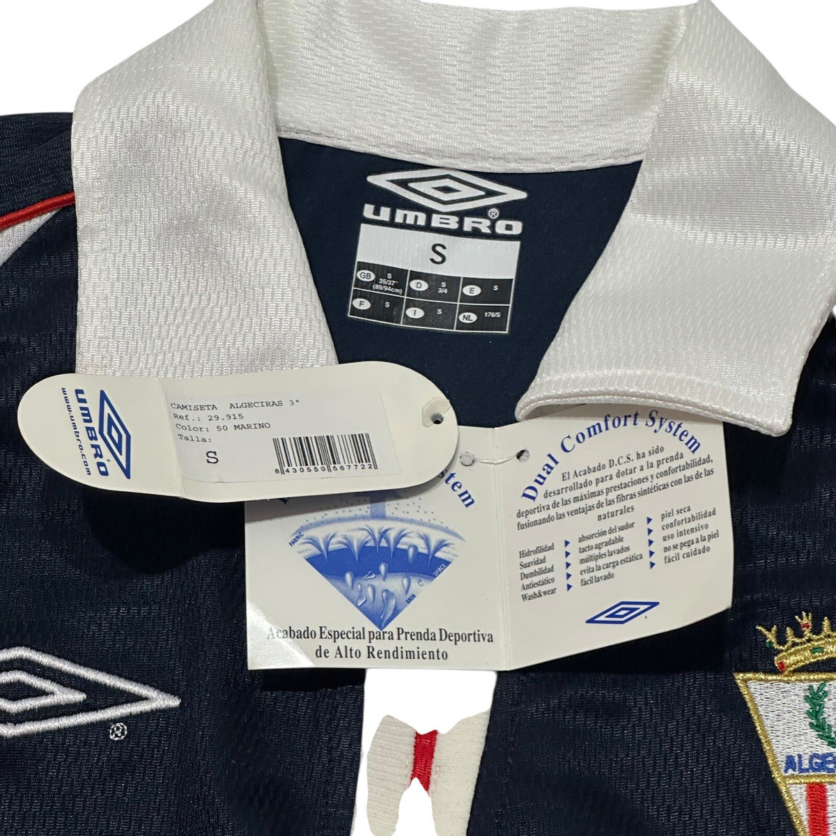 ALGECIRAS CF SPAIN FOOTBALL SHIRT AWAY JERSEY UMBRO S SMALL BNWT
