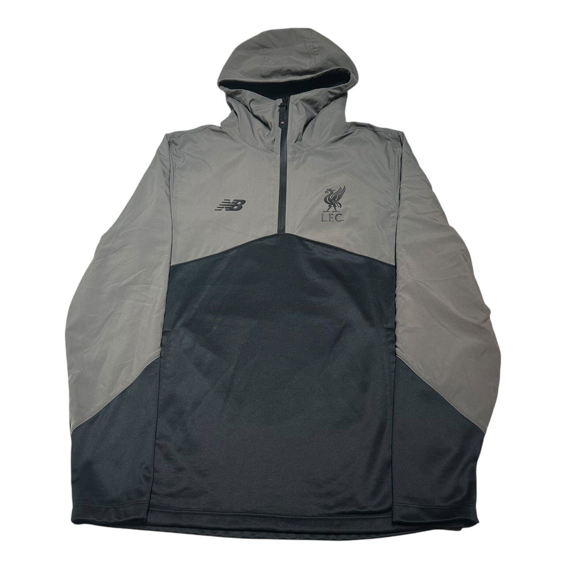 New Balance Liverpool Hooded Track Top Jersey  Jumper Size Small