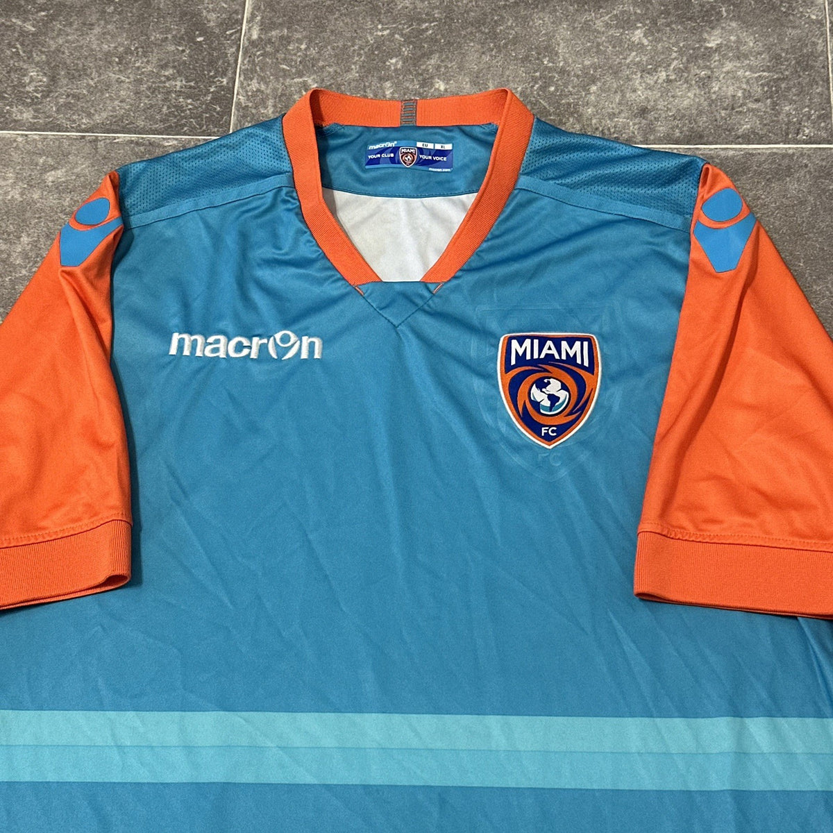 Miami FC Home Football Shirt XL 2016 USL Championship Soccer Jersey Macron